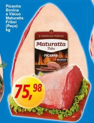 Supermercados Guanabara Picanha Bovina a Vácuo Maturatta Friboi (Peça) oferta
