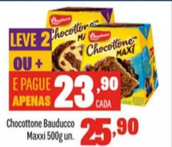 Rede Top Chocottone Bauducco Maxxi oferta