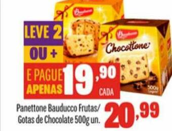 Rede Top Panettone Bauducco Frutas Gotas De Chocolate oferta