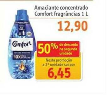 Sonda Amaciante Concentrado Comfort Fragrâncias oferta