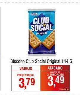 Biscoito Club Social Original
