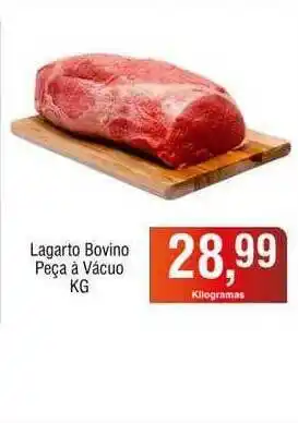 Supermercado Bem Barato Lagarto Bovino Peça A Vacuo Kg oferta