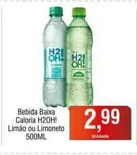 Bebida Baixa Caloria H2oh! Limão Ou Limoneto