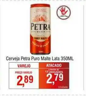 Supermercado Bem Barato Cerveja Petra Puro Malte oferta