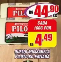 Violeta Supermercados Queijo mussarela piloto fatiada oferta