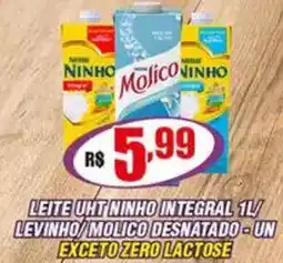 Leite uht ninho integral / levinho molico desnatado-un
