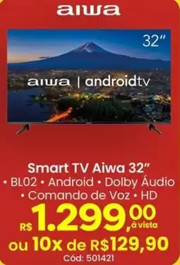 Supermercados Mateus Smart TV Aiwa 32" oferta