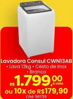 Supermercados Mateus Lavadora Consul CWN13AB oferta