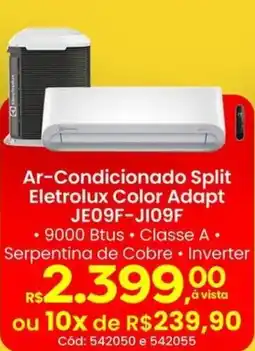 Ar-Condicionado Split Eletrolux Color Adapt JE09F-JI09F