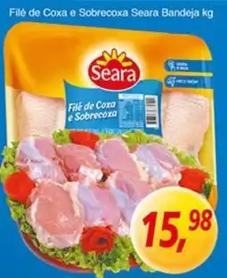 Supermercados Guanabara Filé de Coxa e Sobrecoxa Seara Bandeja oferta