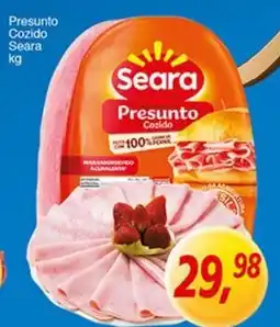Supermercados Guanabara Presunto Cozido Seara oferta