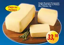 Supermercados Guanabara Queijo Muçarela Processado ou Muçarela Peça ou Pedaço (Exc. Fatiado) oferta