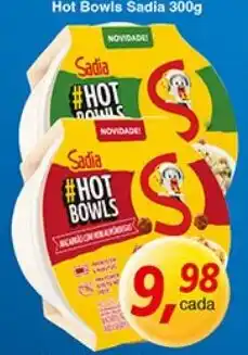 Supermercados Guanabara Hot Bowls Sadia oferta