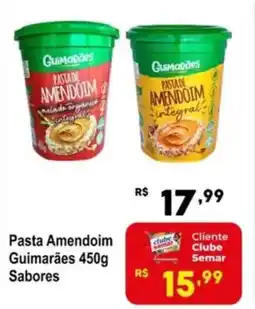 Semar Supermercado Pasta Amendoim Guimarães Sabores oferta