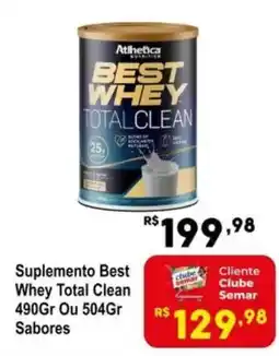Semar Supermercado Suplemento Best Whey Total Clean oferta