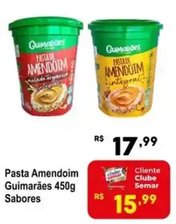 Semar Supermercado Pasta Amendoim Guimarães Sabores oferta