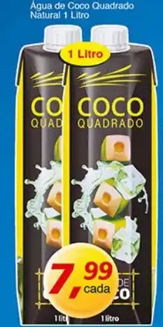 Supermercados Guanabara Água de Coco Quadrado Natural oferta