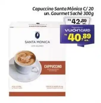 Comper Capuccino Santa Mônica C/ 20 un. Gourmet Sachê oferta