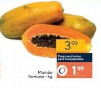 Coop Mamao formosa 1kg oferta