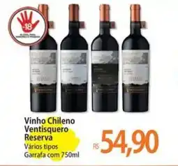 Atacadão Vinho Chileno Ventisquero Reserva Vários tipos oferta