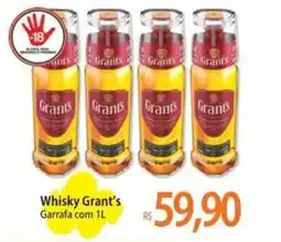 Atacadão Whisky Grant's Garrafa oferta