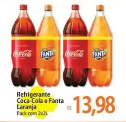 Atacadão Refrigerante Coca-Cola e Fanta Laranja oferta
