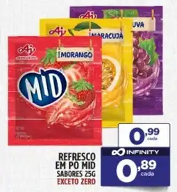 Refresco em po mid sabores