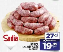 Preço & Cia Linguica toscana sadia granel oferta