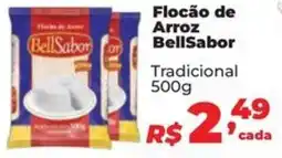 Supermercados Mateus Flocão de Arroz BellSabor Tradicional oferta