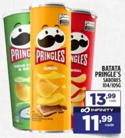 Batata pringle's sabores