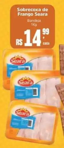 Supermercados Mateus Sobrecoxa de Frango Seara Bandeja oferta