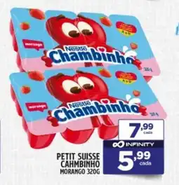 Preço & Cia Petit suisse cahmbinho morango oferta