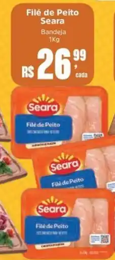 Supermercados Mateus Filé de Peito Seara Bandeja oferta