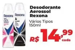 Supermercados Mateus Desodorante Aerossol Rexona Vários Tipos oferta