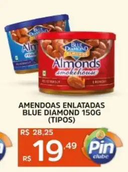 Amendoas enlatadas blue diamond (tipos)