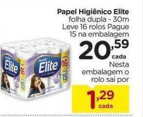 Carrefour Papel Higiênico Elite oferta