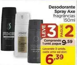 Carrefour Desodorante Spray Axe Leve 3 Pague 2 oferta