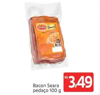Extra Supermercado Bacon Seara Pedaco 100g oferta