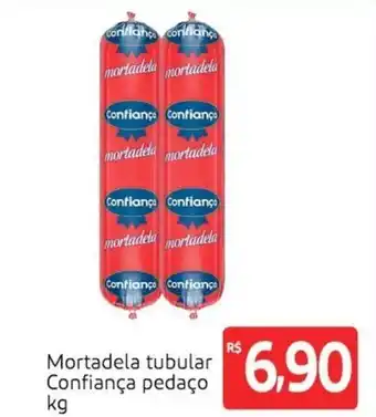 Extra Supermercado Mortadela Tubular Confianca pedaco 1kg oferta
