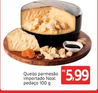 Extra Supermercado Queijo Parmesao importado Noal pedaco 100g oferta