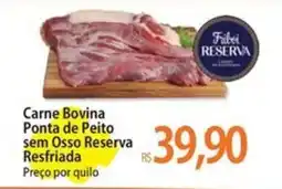Atacadão Carne Bovina Ponta de Peito sem Osso Reserva Resfriada oferta