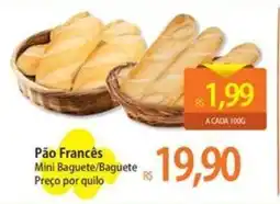 Atacadão Pão Francês Mini Baguete/Baguete oferta