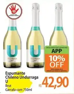 Atacadão Espumante Chileno Undurraga U oferta