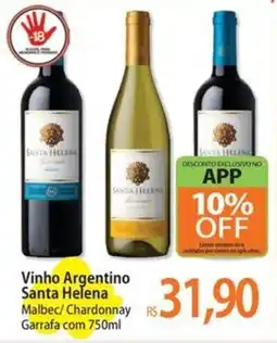 Atacadão Vinho Argentino Santa Helena oferta