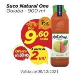 Dia Suco Natural One 900ml oferta