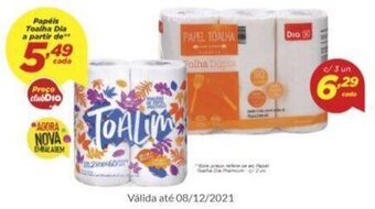 Dia Papel Toalha Dia oferta