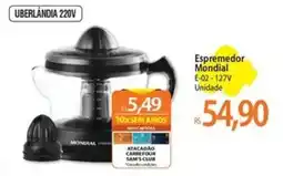 Atacadão Espremedor Mondial oferta