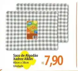 Saco de Algodão Xadrez Alklin