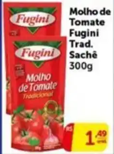 Pires Molho de Tomate Fugini Trad. Sachê oferta