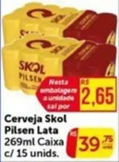 Pires Cerveja Skol Pilsen Lata oferta